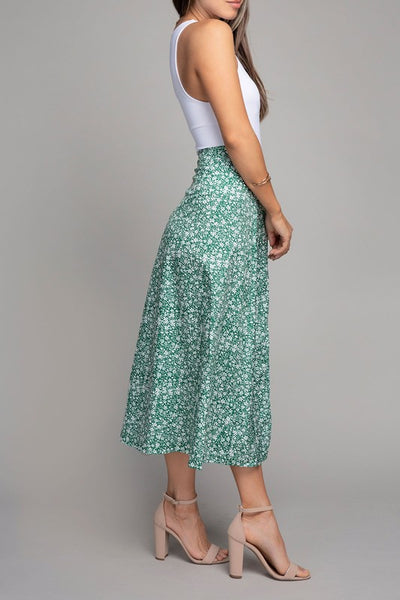 Floral Midi Skirt