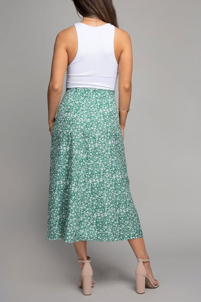 Floral Midi Skirt