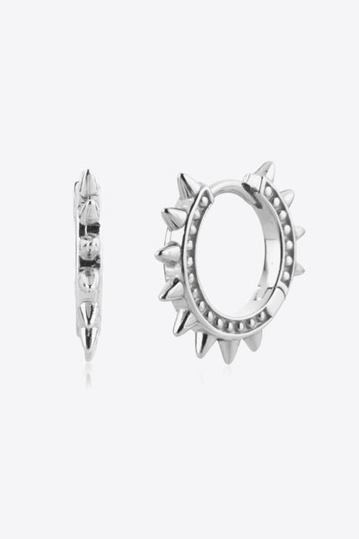 Studded Huggie Earrings