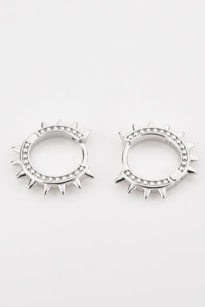 Studded Huggie Earrings