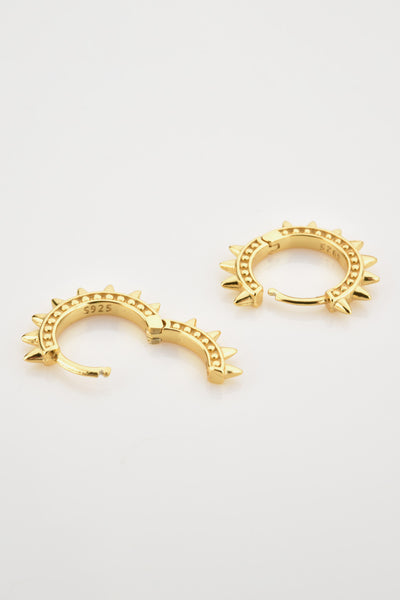 Studded Huggie Earrings