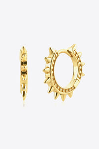 Studded Huggie Earrings