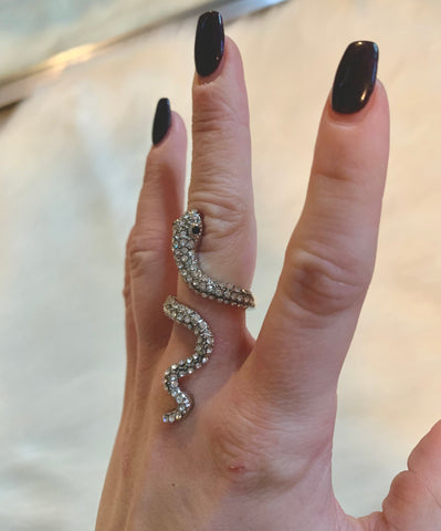 Silver Medusa Ring