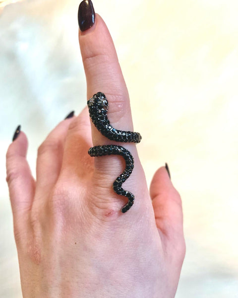 Black Medusa Ring